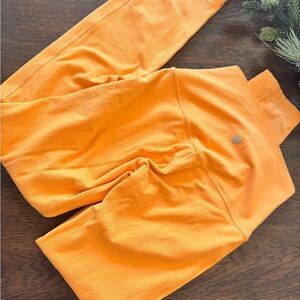 lululemon athletica Kids Orange Leggings